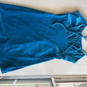 Blue Sleeveless Dress